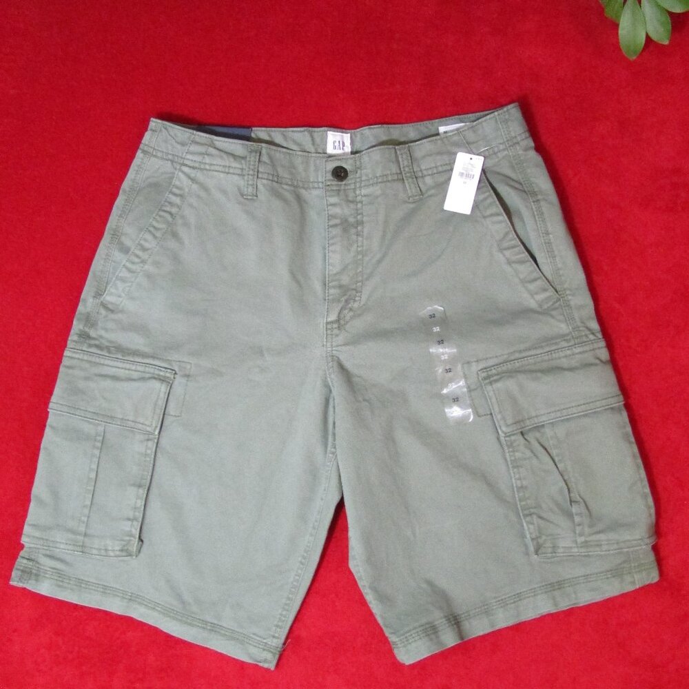 GAP 11' Cargo Shorts Green GapFlex